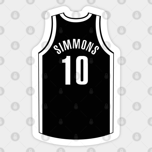 Ben Simmons Brooklyn Jersey Qiangy Sticker by qiangdade